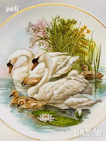 порцеланова чиния за стена , снимка 3 - Декорация за дома - 49822322