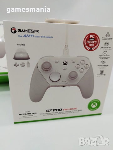 Професионални Контролери GameSir G7 Pro White /НОВИ, снимка 4 - Аксесоари - 52650159