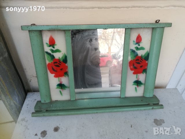 СТАРИННО ОГЛЕДАЛО-АНТИКА 0502221921, снимка 4 - Антикварни и старинни предмети - 35684760