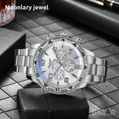 Елегантен часовник, снимка 4 - Мъжки - 52676660