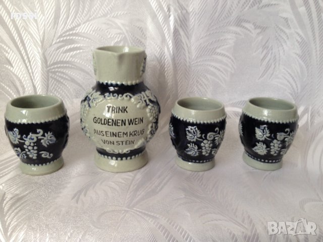 Vintage. Нов. Немски сервиз за вино/ракия., снимка 3 - Сервизи - 39977309