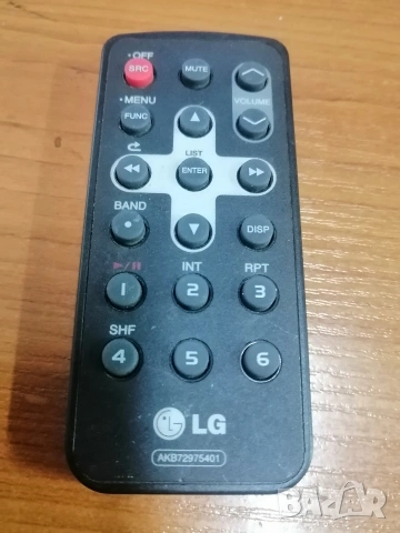 Дистанционно за аудиосистема LG AKB72975401, снимка 2 - Аудиосистеми - 53364803