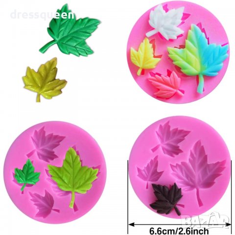 3840 Молд с форма на листа, снимка 5 - Аксесоари за кухня - 39891464