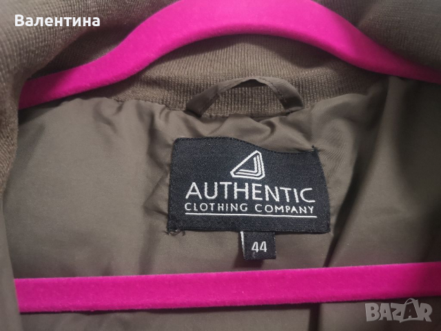 Дамско зимно яке с качулка естествена кожа, Authentic, 44 размер, XL, снимка 8 - Якета - 36211986