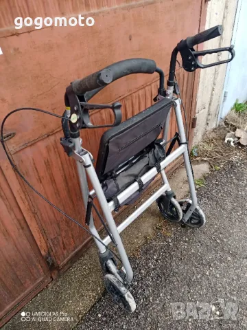 Ролатор, проходилка, олекотен, сгъваем + седалка+ колан , снимка 13 - Ролатори - 49698695