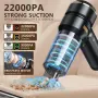 Акумулаторна прахосмукачка 4 в 1 с HEPA филтър, 22000 Pa и 6000 mAh, снимка 5
