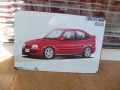 Метална табела кола Опел Кадет Opel Kadett двуврата червена ретро парад гараж декорация фен любители, снимка 1