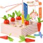 Монтесори игра с моркови, снимка 1 - Образователни игри - 40410875