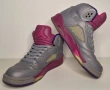Nike Air Jordan 5 Retro Cement Grey/Pink, снимка 2