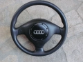 Волан трилъчев с айр-бег - Ауди А3 - оригинален, кожен !, снимка 2