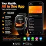 Смарт часовник AGM L3 с 4,95 см AMOLED дисплей, Bluetooth разговори и LED фенер, снимка 7