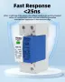 AC SPD 1P+NPE 275V 40kA T1+T2 защита от пренапрежение, снимка 9