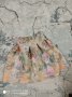 Дамска цветна къса кокетна пола.Хс-М.с ластик и цип. made in italy., снимка 1 - Поли - 40846038