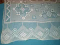 Винтич ръчно плетена покривка за легло филе дантела, снимка 11