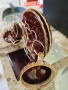 Комплект 2 чашки и 2 чинийки със стойка, снимка 3
