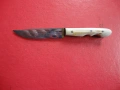 Старинен нож ножка каракулак кокалени чирени , снимка 9