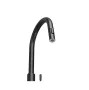 Черен смесител за кухня с издърпваща се глава – Модел 9600, снимка 3