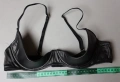 Черен кожен сутиен с отворени чашки , снимка 5