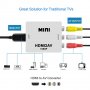 Конвертор от HDMI към 3 RCA AV , Преобразувател , преходник, снимка 1 - Друга електроника - 39852203