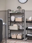 Голяма етажерка на 4 рафта ModernHome, дизайн в стил лофт, снимка 4