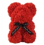 Плюшено мече с LED рози - подарък за мама, момиче, баба - комплект вечни рози 25 см, снимка 3