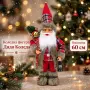 Коледна фигура Дядо Коледа 60 см, стояща декорация , снимка 3