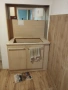 Кухненски шкаф за мивка и мивка от алпака, снимка 2