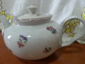 Стар български порцелан сип чайник, снимка 8