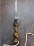 Ретро бронзова настолна лампа, снимка 1 - Настолни лампи - 35835355