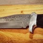 Масивен ловен нож ръчна изработка На П.Неделев!, снимка 1