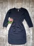 Нова черна еластична елегантна парти бандажна къса рокля , снимка 1 - Рокли - 41815198