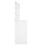 vidaXL Тоалетка с LED, бяла, 60x40x140 см, снимка 6