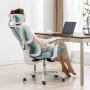 ПРОМОЦИЯ Многофункционален ергономичен офис стол BRTHORY 6007 (OFFICE CHAIR), снимка 2