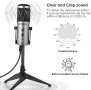USB кондензаторен микрофон със статив и поп филтър111 от Mugig K58 >70dB, 5V,, снимка 6
