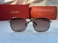 Cartier 2023 дамски слънчеви очила 4 цвята квадратни , снимка 5