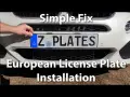 SIMPLE FIX GERMANY комплект за безрамков монтаж на регистрационни табели номера, снимка 1