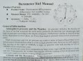 Барометър  анаериден  Ф 130мм с термометър и влагомер , снимка 2