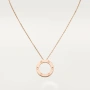 CARTIER Love Rose Gold Large Pendant Дамскo Колие, снимка 12