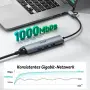 Acer USB-C/USB-A хъб с Gigabit Ethernet и 3 USB порта, снимка 2