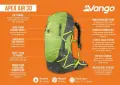 продавам нови раници Vango Apex Air 30l и 40l - с етикети, снимка 16