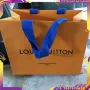 Бутикова подаръчна торба Louis Vuitton carrier shopping bag 22cm x18cm, снимка 14