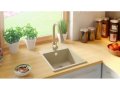 Бежова Кухненска Мивка от гранит модел Рига Easy 380 x 440 mm, снимка 8