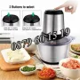 Професионален кухненски чопър 5 литра с 2 скорости 2000W, снимка 1