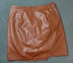 Shein S (EU 36) кафява кожена пола, снимка 3