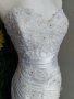 сватбена булчинска рокля от луксозна тафта, снимка 7