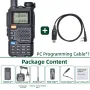 Радиостанция QUANSHENG UV-5R Plus 5W 50-600MHz FM Авио честоти Промо, снимка 2