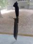 Голям масивен и здрав ловен нож с рогова дръжка - Уникат, снимка 2