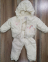 Бебешки зимен комплект панталон и яке BEBESSI размер 80 за 1г , снимка 1 - Комплекти за бебе - 44696339