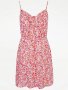Дамска рокля с цветя George UK16 , снимка 1 - Рокли - 34242073