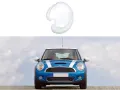 Стъкло за фар на Mini Coupe R58 & Roadster R59 - Xenon, снимка 4